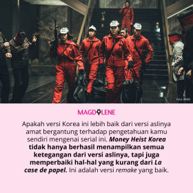 Review Money Heist Korea instatree